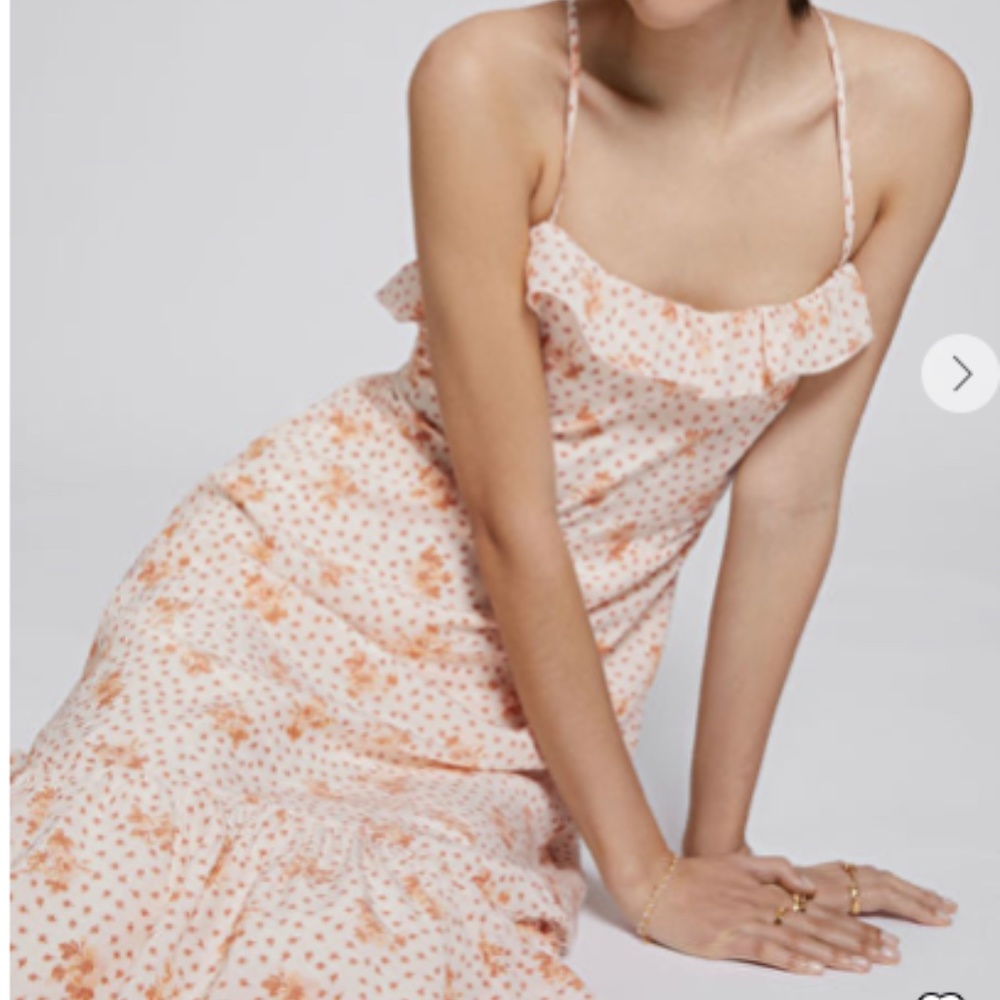 Criss-Cross Strap Midi Dress NWT